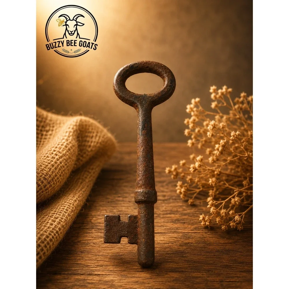 Antique Iron Skeleton Key 2.5